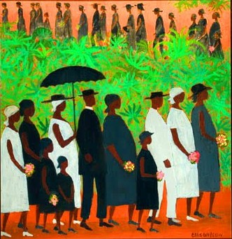 The Funeral Procession by Ellis Wilson painting - 2011 The Funeral Procession by Ellis Wilson art painting